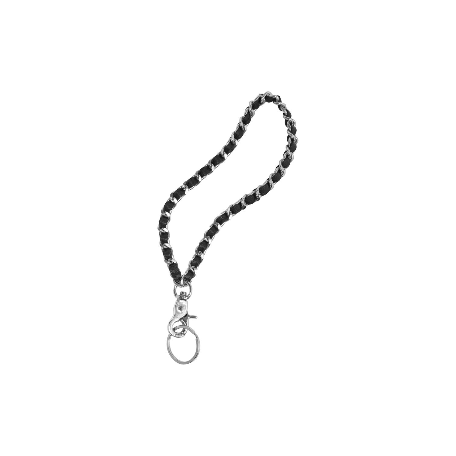 Kort nøglering, silver (argento)