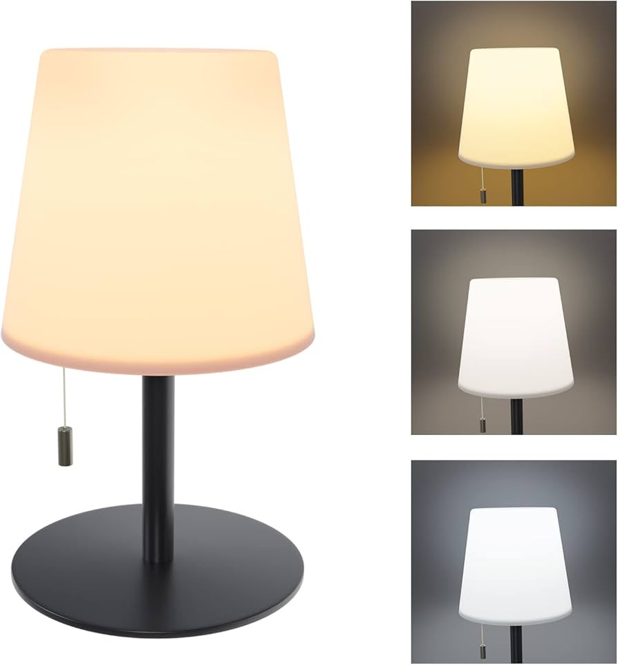 Lampa led zmieniająca kolor czarna 16x30cm