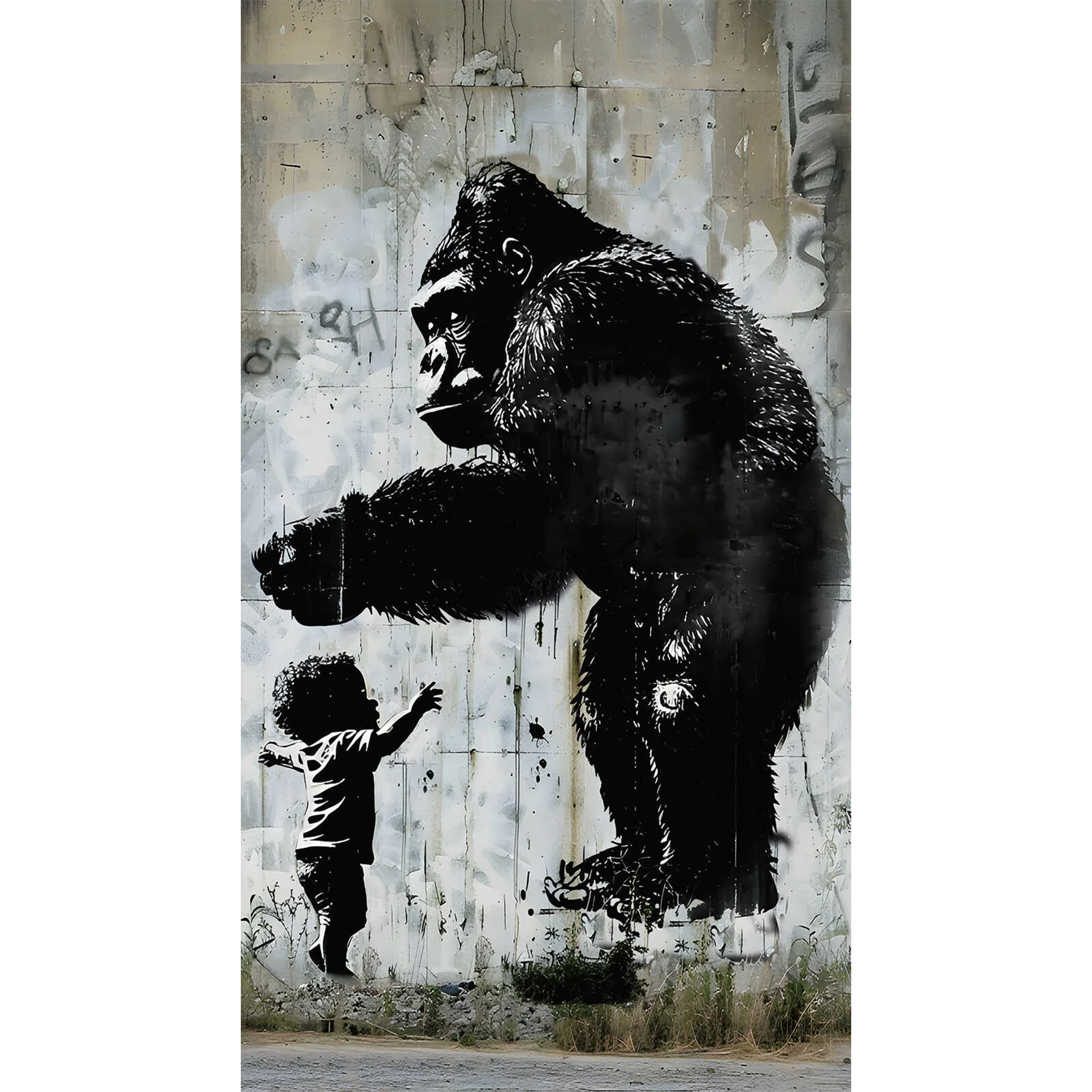 Papier peint panoramique L GORILLA 159 x 280 cm