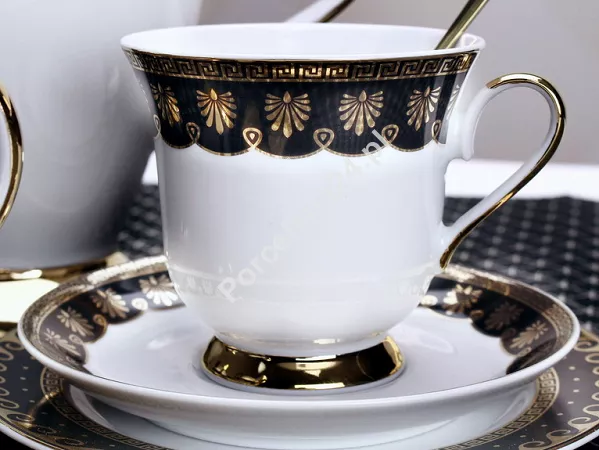 Filiżanka ze spodkiem 0,25 L / 14,5 cm (do kawy) Ćmielów - Astra G339 Ellada GIFT BOX