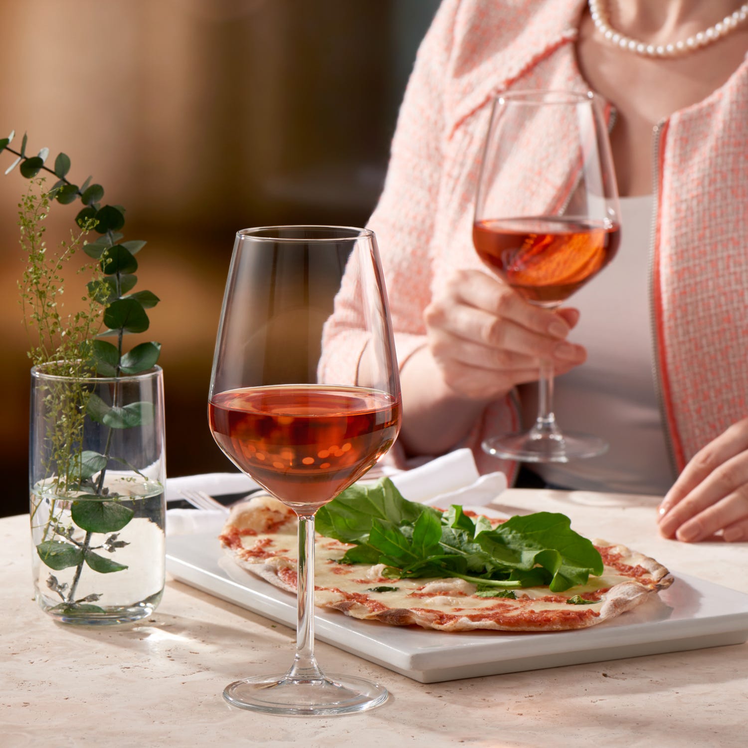 Set 6 calici vino rosso in vetro Allegra
