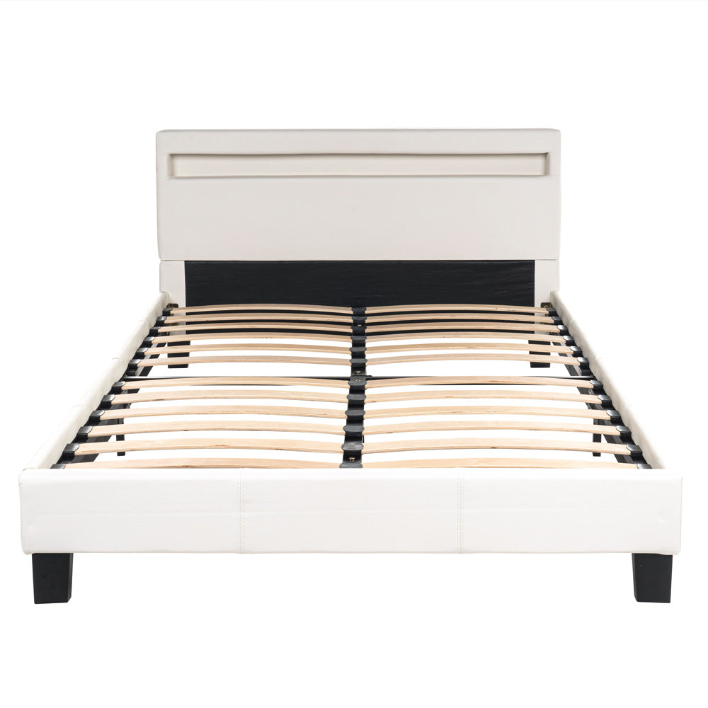 Home Deluxe LED bed ASTRO Wit 140 x 200 cm
