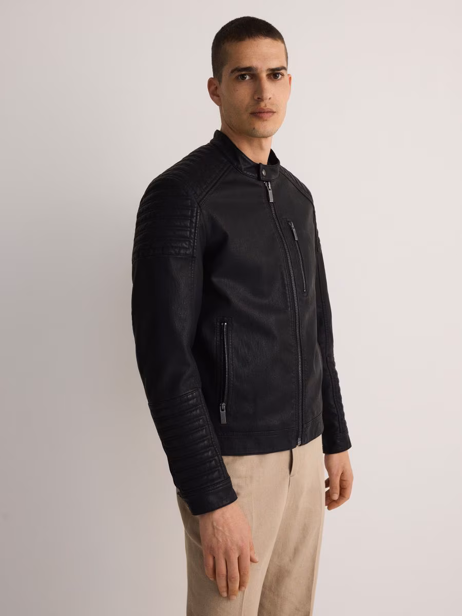 Jacket With Faux Fur Lining