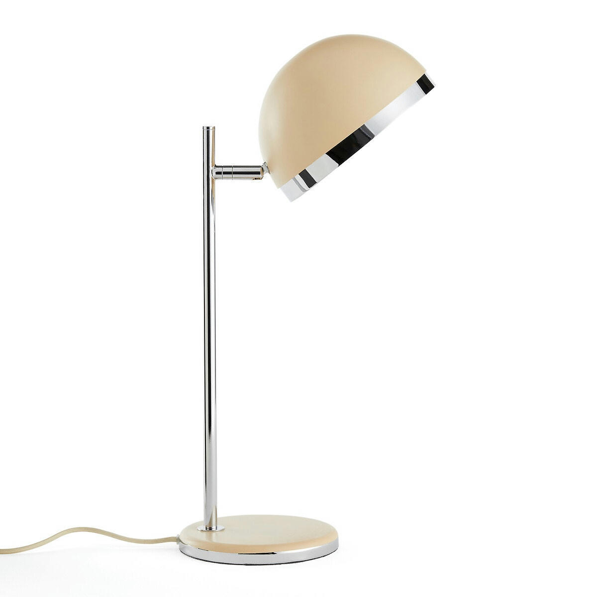 Lampe à poser métal fer coloré et chrome, Vanyta
