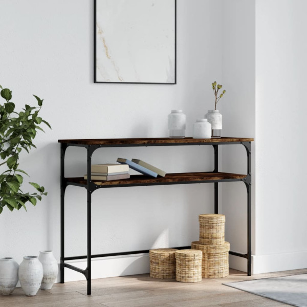 VidaXL Brąz 100 x 35.5 x 75 cm Materiał drewnopochodny