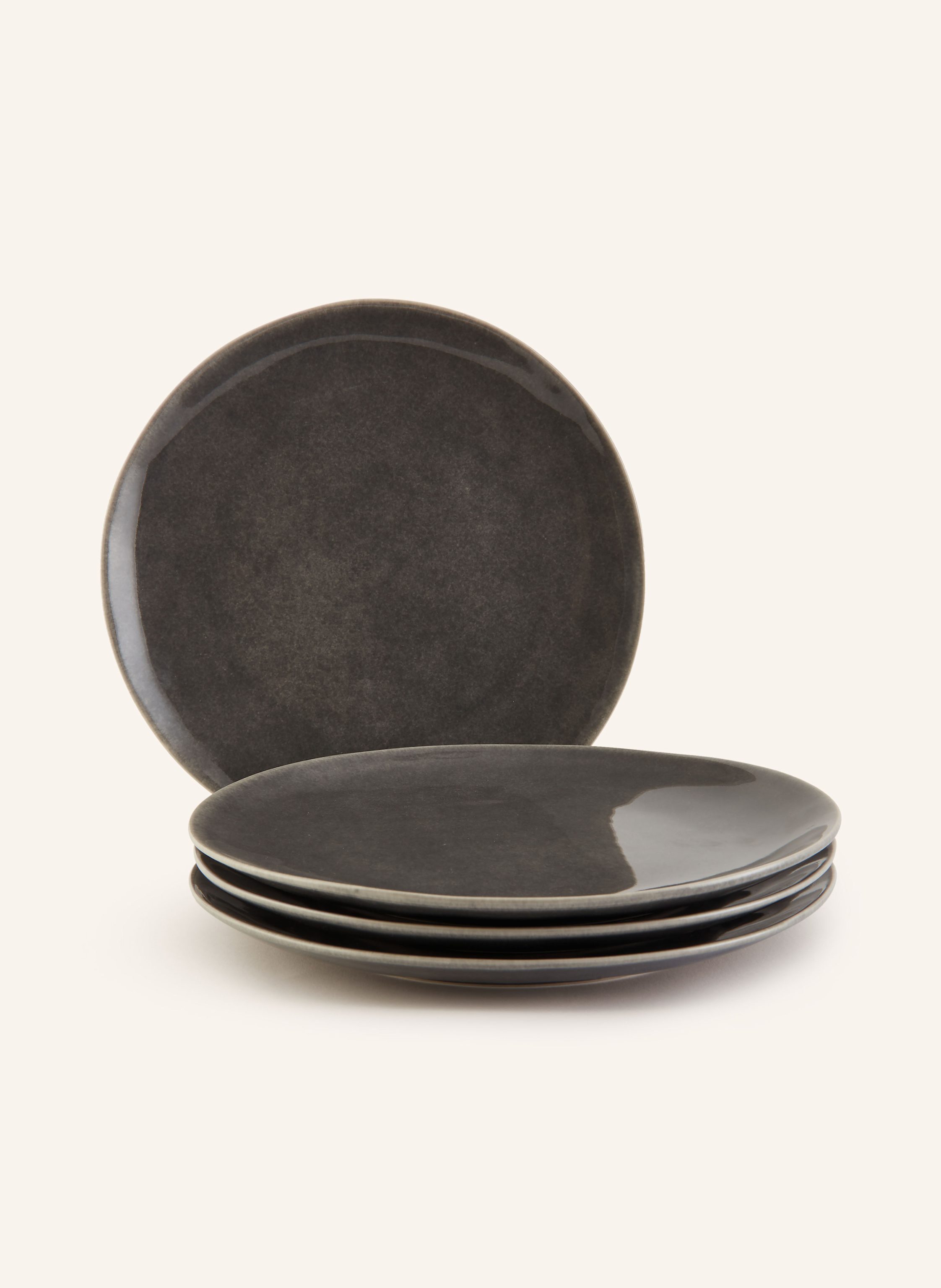 BROSTE COPENHAGEN 4er-Set Speiseteller NORDIC RAIN