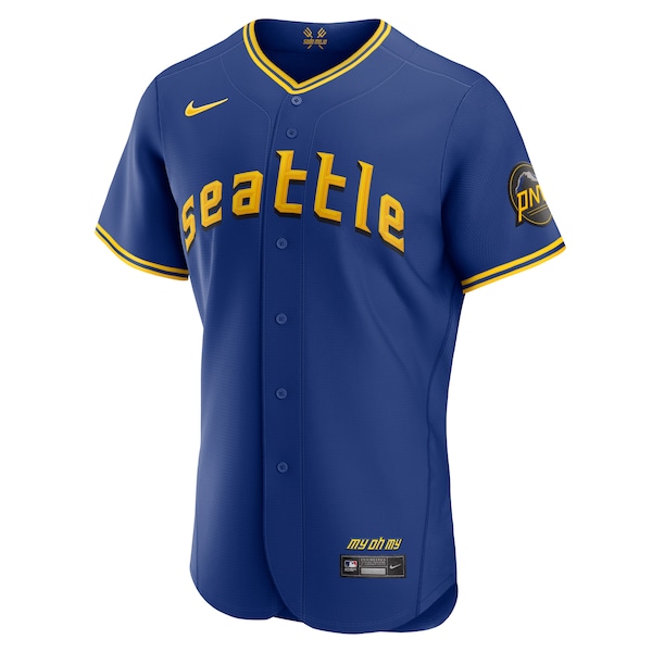 Julio Rodríguez Seattle Mariners Nike City Connect Authentic Player Jersey - Royal