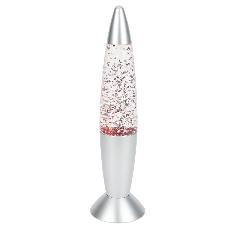 Lampe à paillettes changement de couleur Ø9xH35cm doré