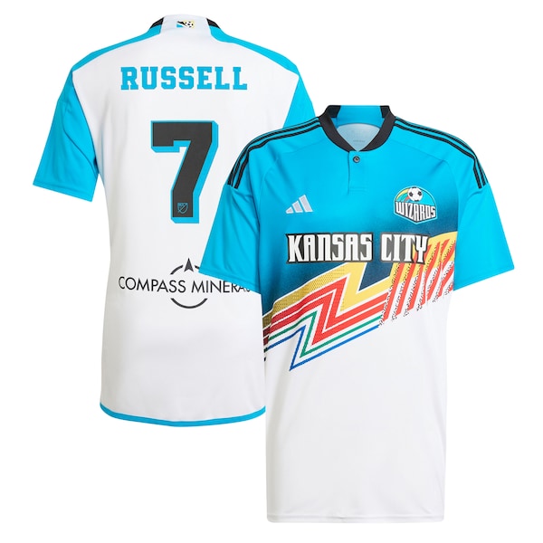 Johnny Russell Sporting Kansas City adidas 2024 Archive Replica Jersey - White