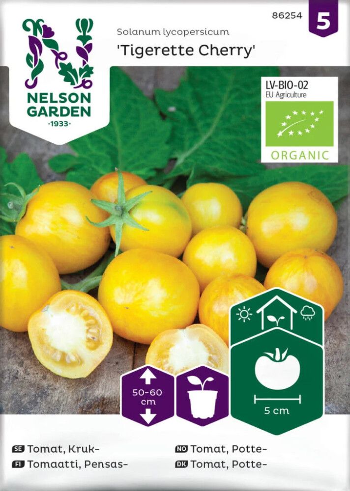 GRØNNSAKSFRØ NELSON GARDEN CHERRYTOMAT