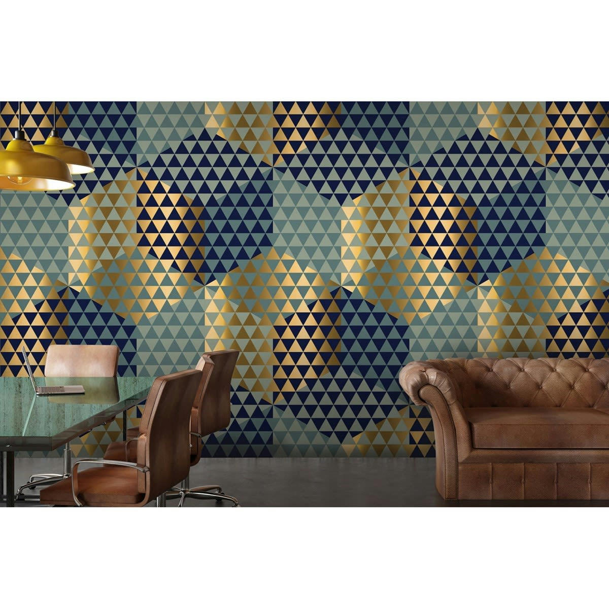 GRAPHIC CHIC - Papier peint panoramique en papier multicolore 480x270