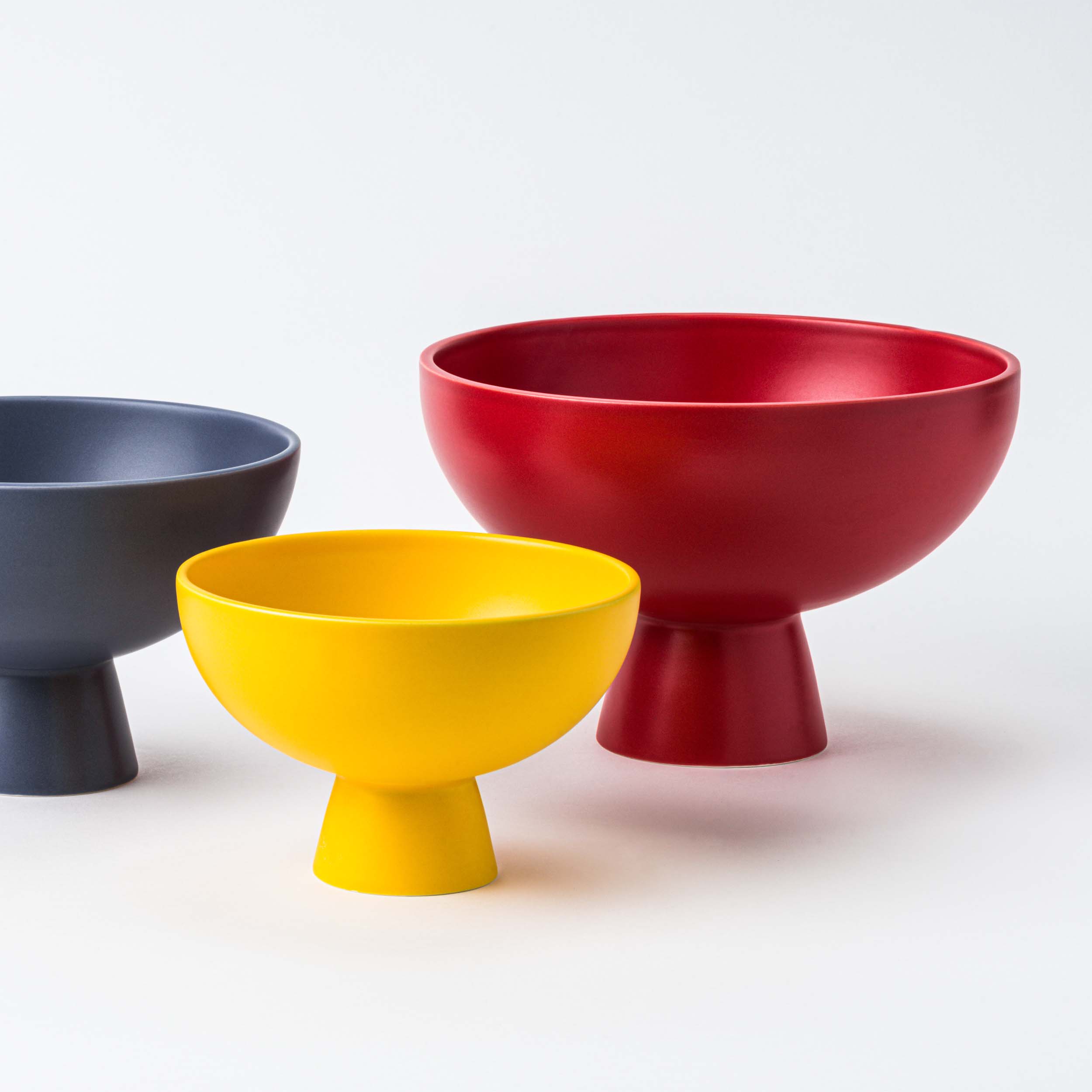 Large Salsa Statement Pedestal Bowl