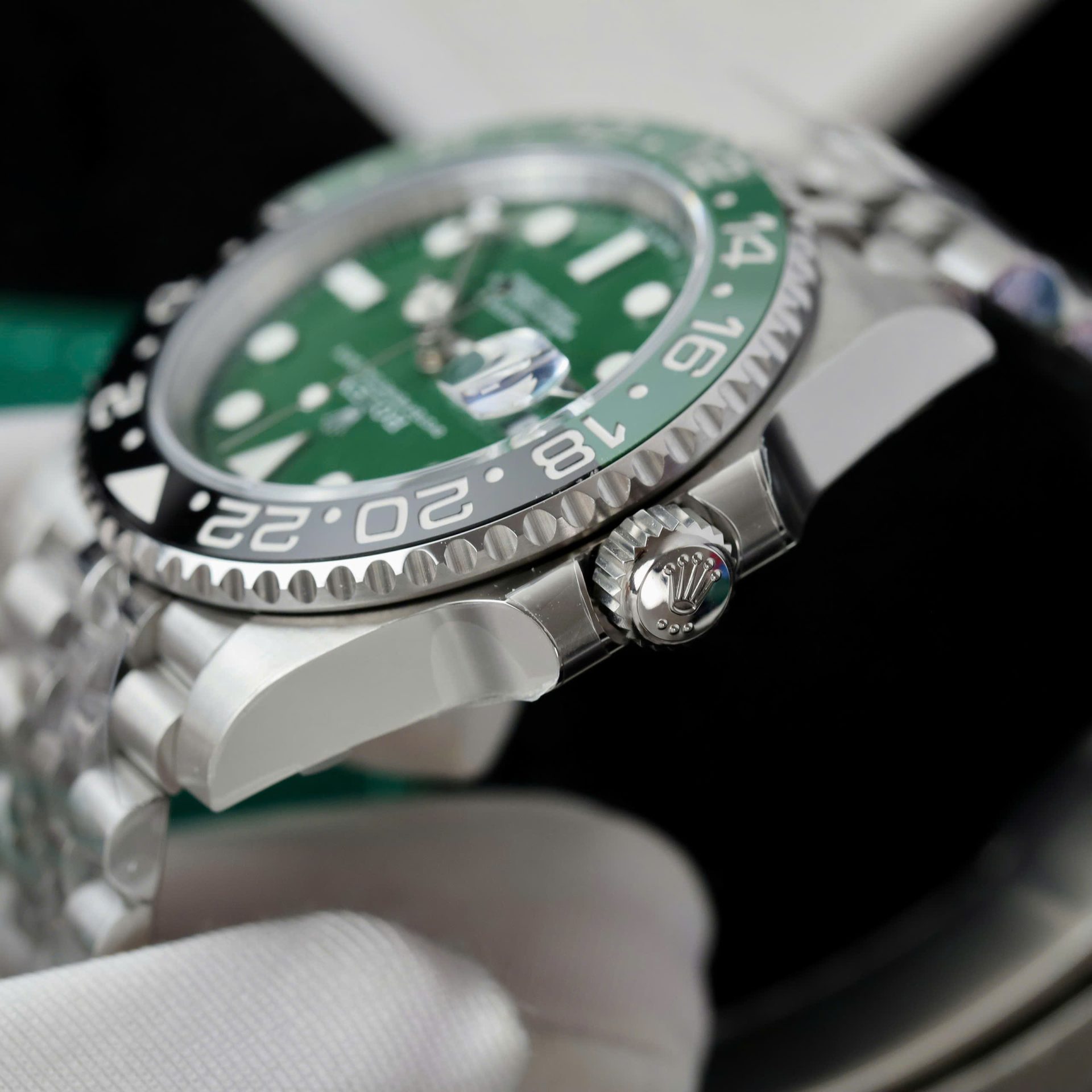 Rolex GMT-Master II 126729VTNR Absinthe 904L Steel Green Dial 40mm Jub Super Clone