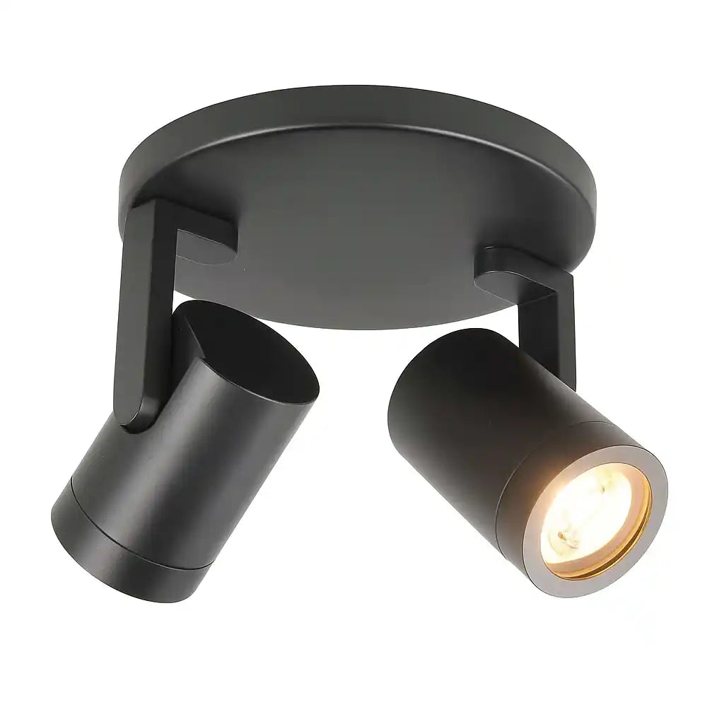 Highlight spot HALO - 2 lichts - 17 x 15  cm - zwart