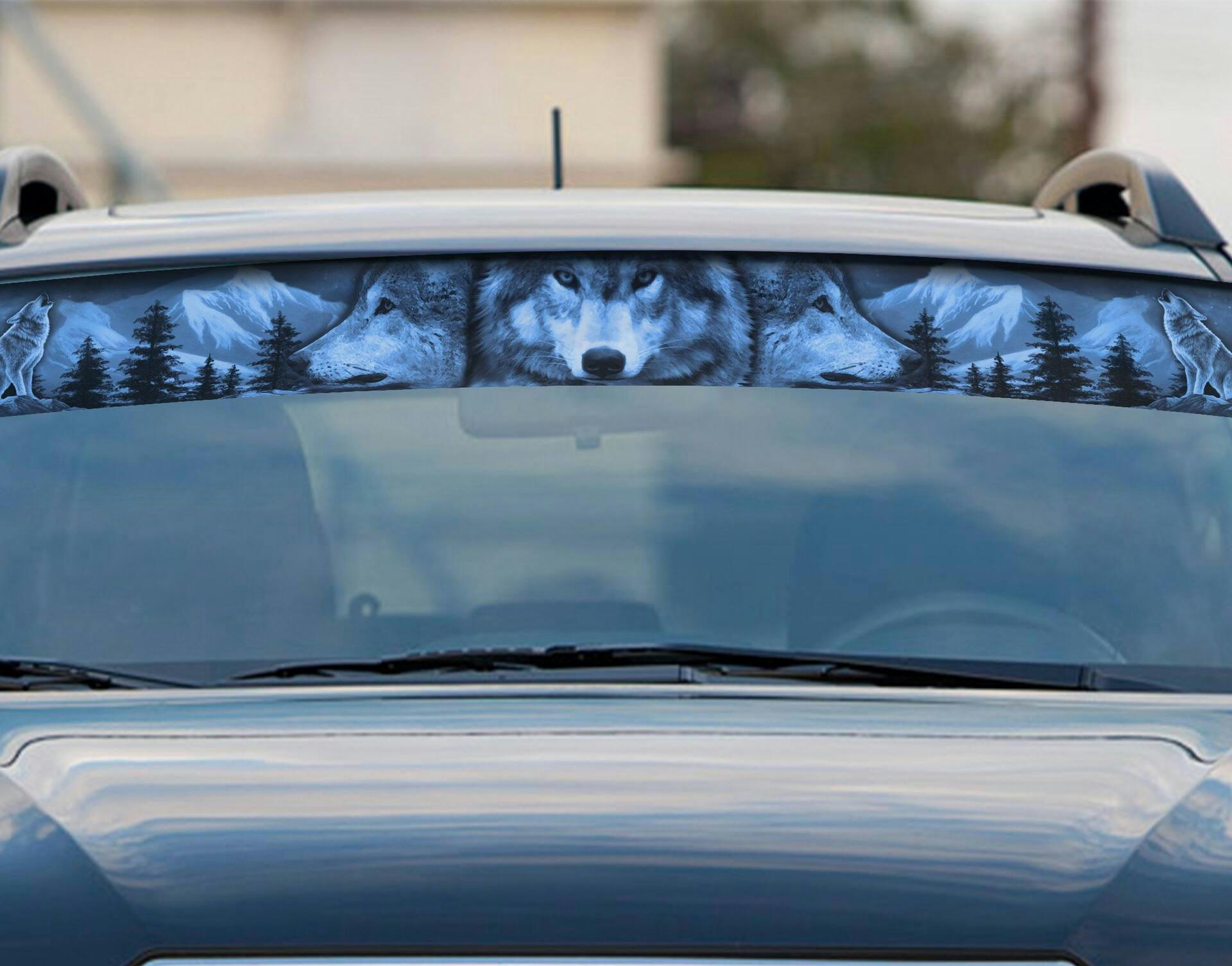 Night Wolf Visor Decal