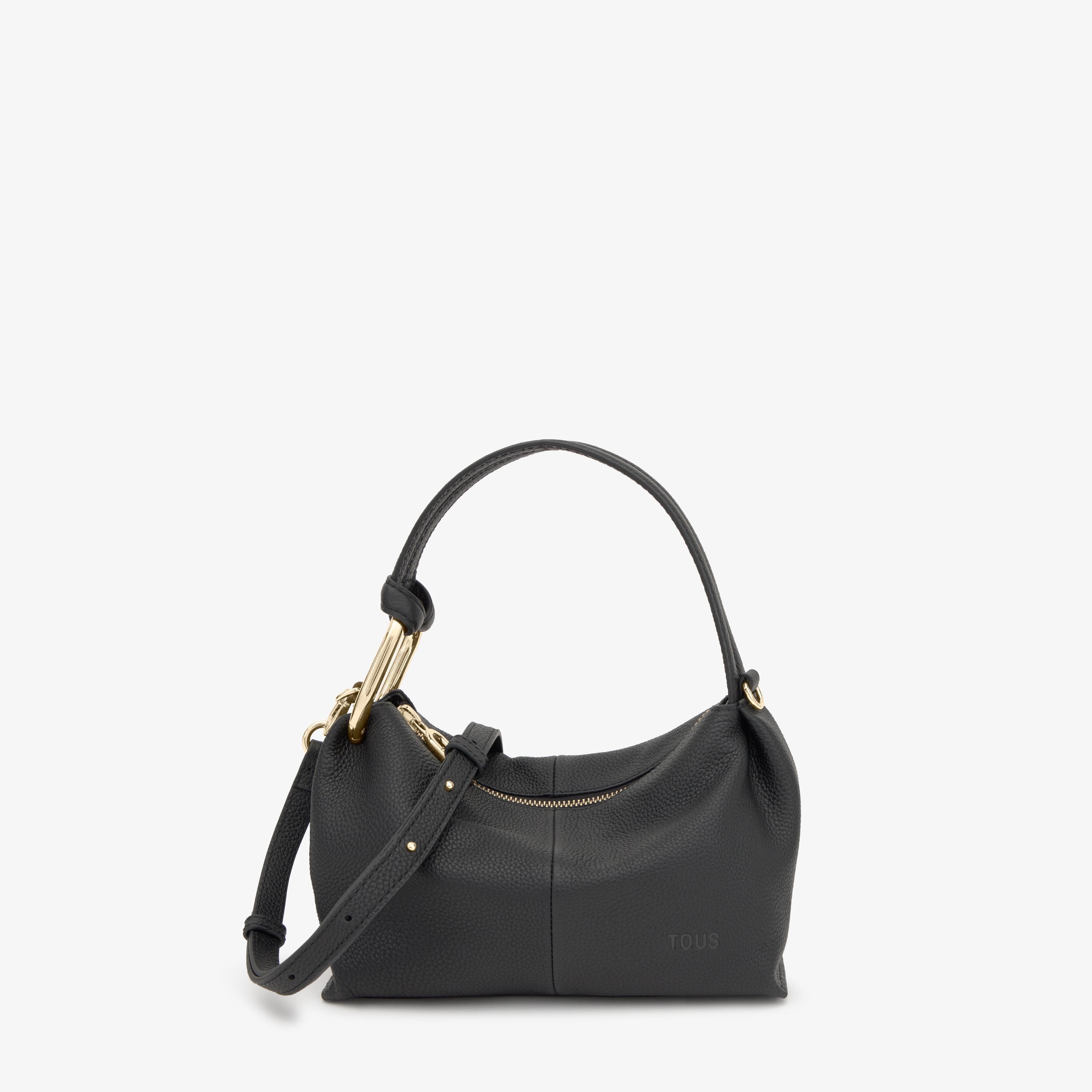 Bandolera de piel negra TOUS Hold