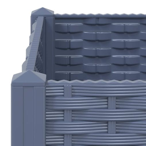 NNEVL Raised Bed 160x40x38 cm Polypropylene