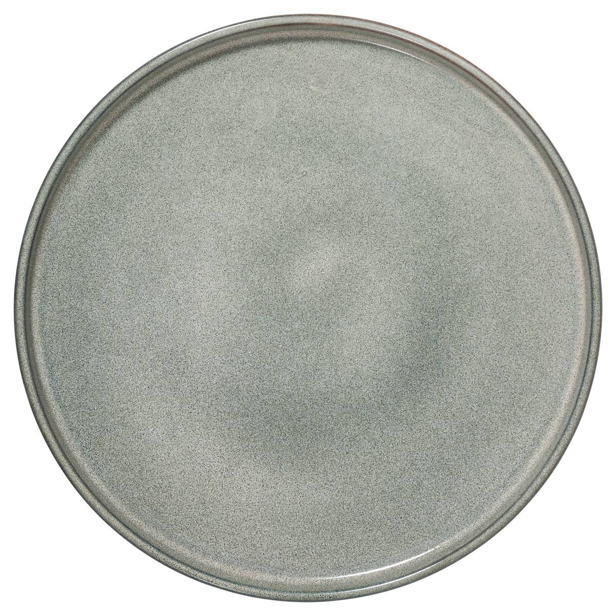 Flat plate "Unknown Land" D.26.7 cm, Green