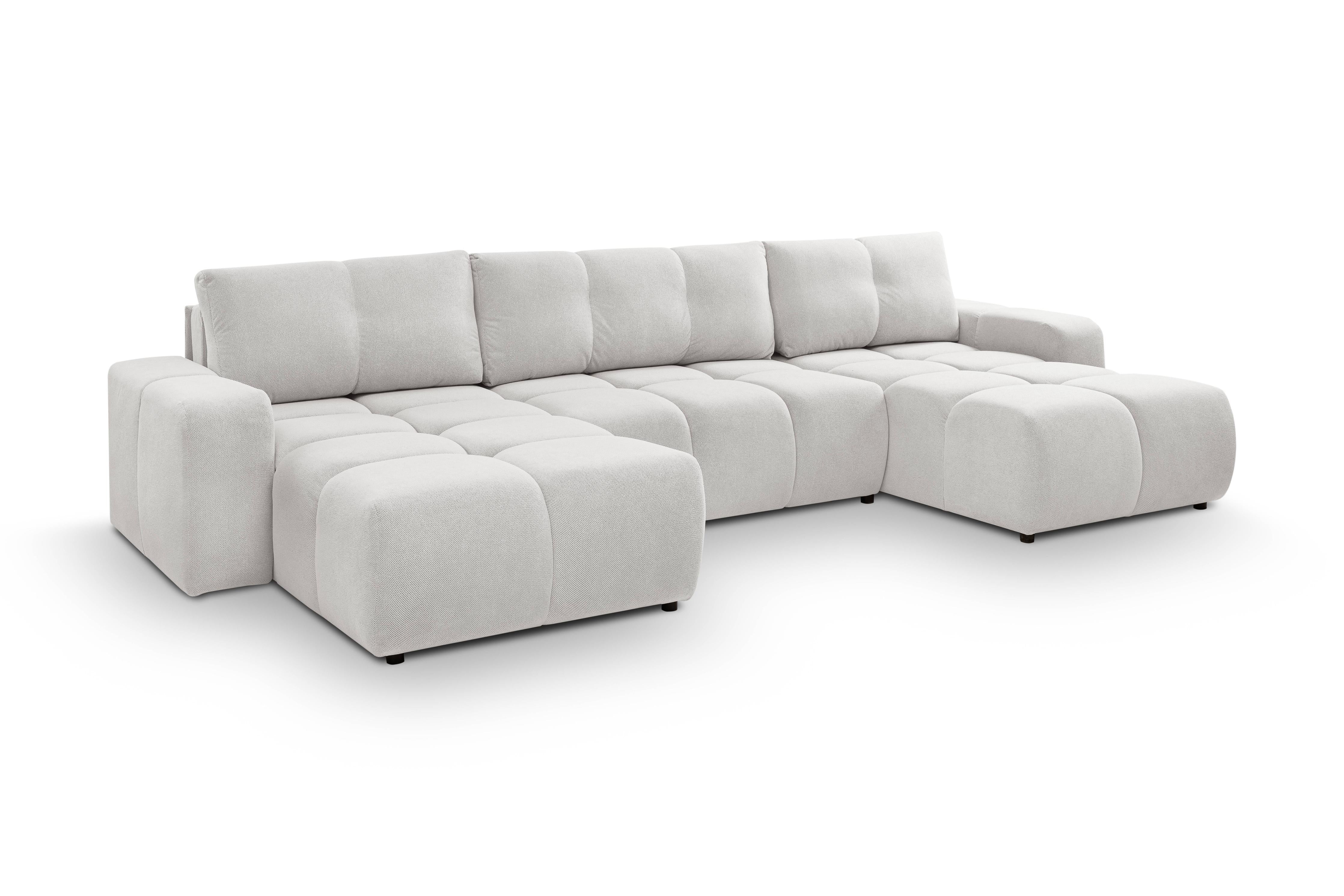 U-slaapbank SOLA chenille