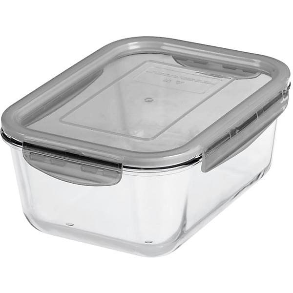 Boite alimentaire rectangulaire en verre 1,6 litre