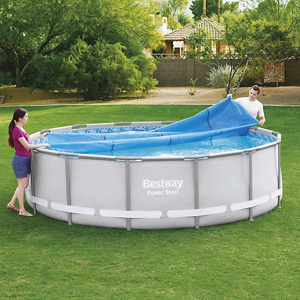 Bestway Couverture solaire de piscine Flowclear 427 cm Bestway