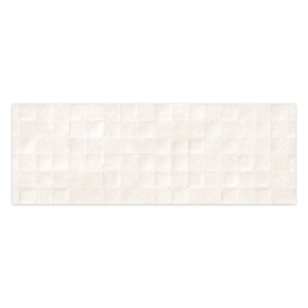 Carrelage effet Béton 3D Beige Nuage Cuadro 100x33,3x0,98 cm Montelis - Mur intérieur (vendu par carton de 1,67 m²) - RO'MA CARREL
