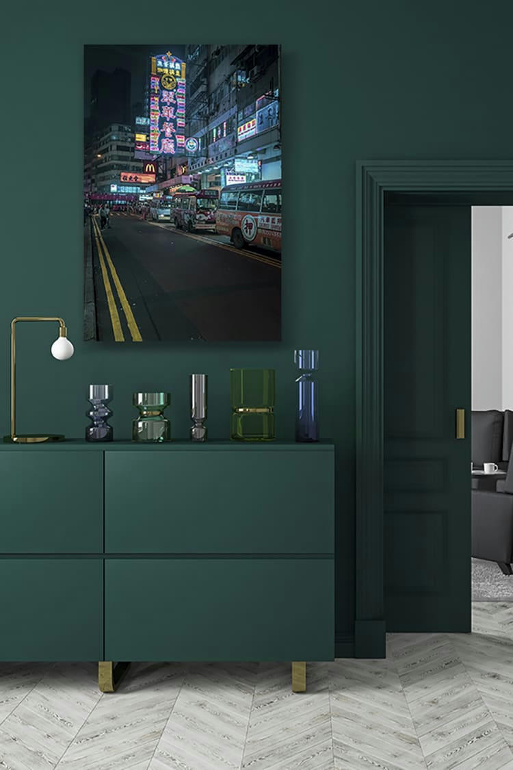 MONG KOK II - Photographie d'art de Romain Farge 40x60 cm sur plexi