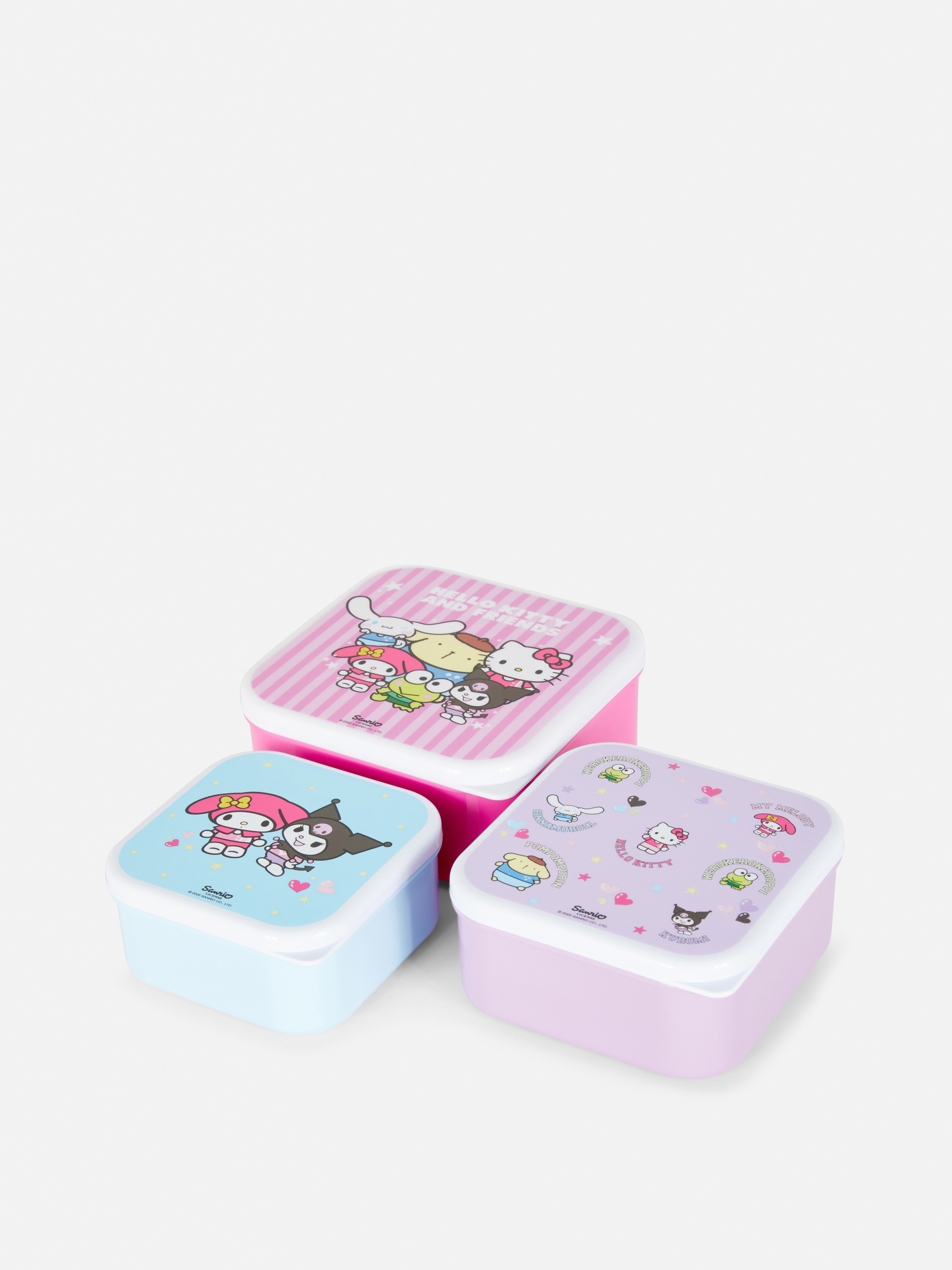 3pk Hello Kitty Snack Pots
