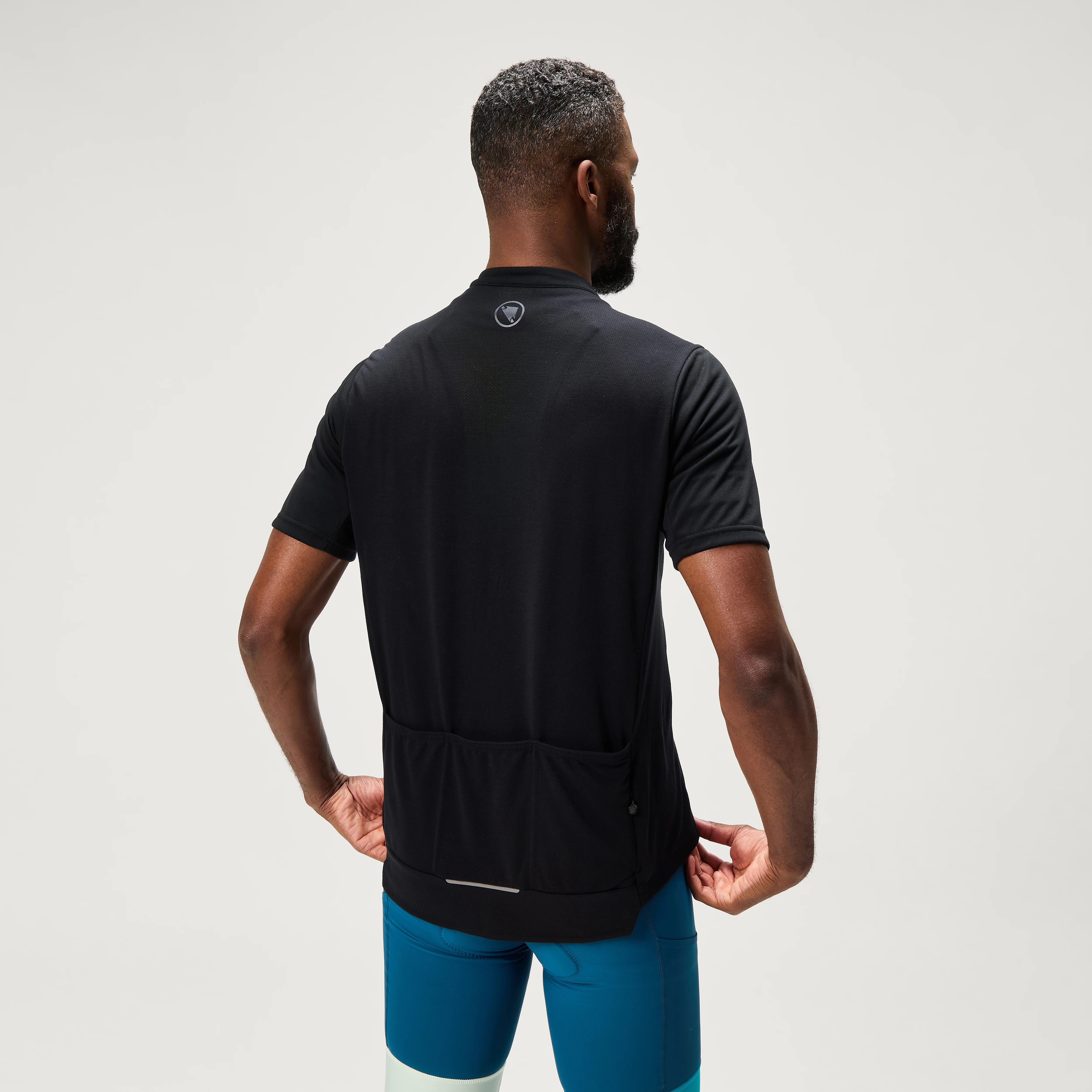 Men's Loop S/S Zipped Jersey - Black
