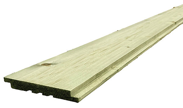 Lame de construction pour bardage Izyclin épicéa L.210 x l. 13,2cm