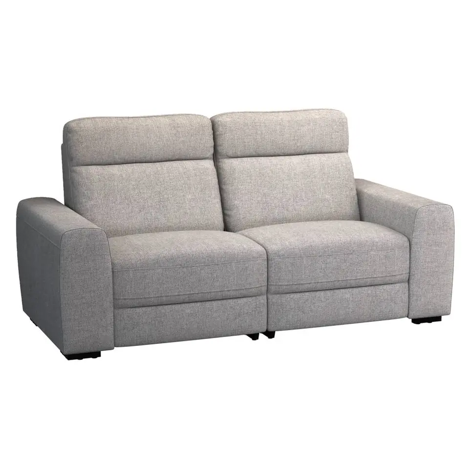 Bank James 3-zits - stof Belfast - grijs