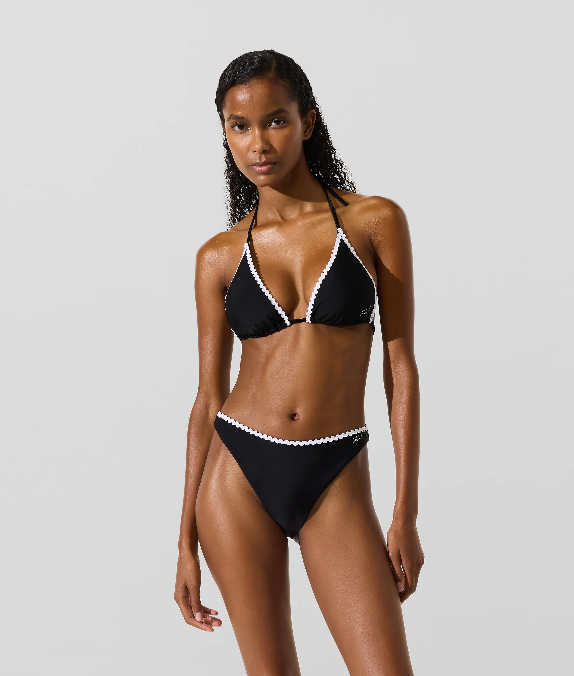 Culotte de bikini à volants