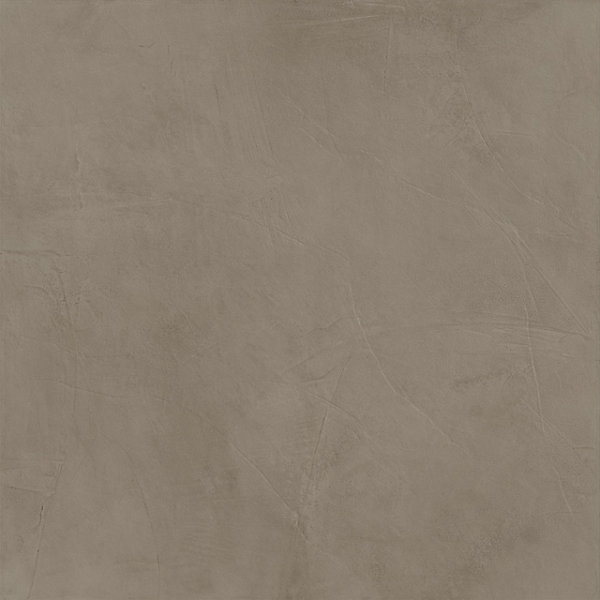 Carrelage effet Enduit Brun Taupe 120x120x0,9 cm Calviro - Sol extérieur (vendu par carton de 2,88 m²) - RO'MA CARRELAGE