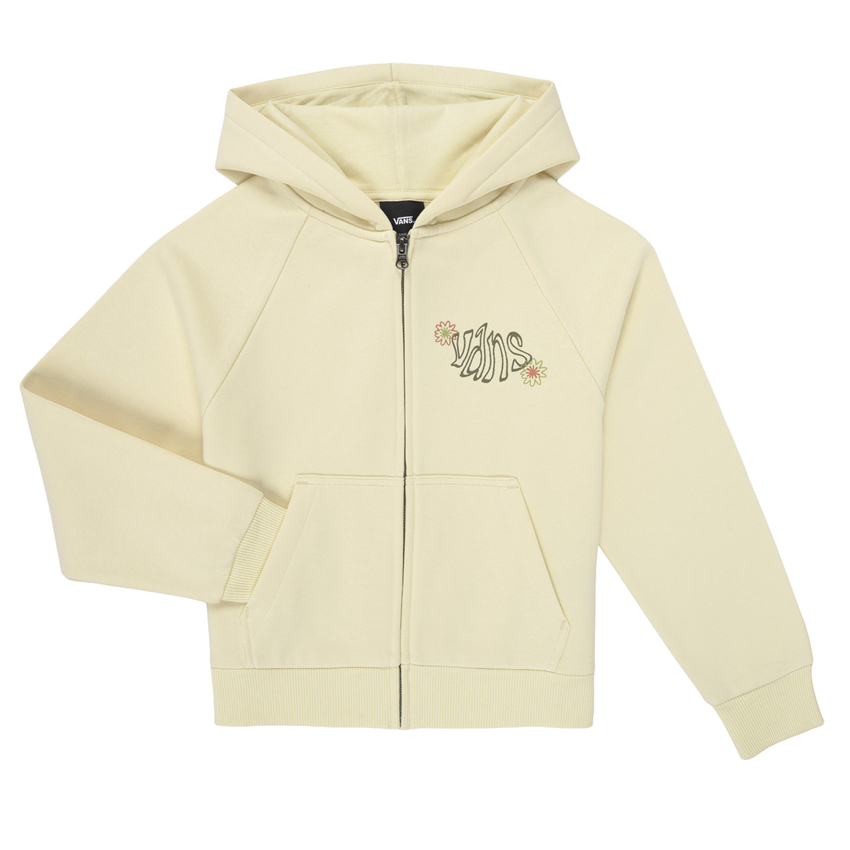 Vans - BUTTERFLY COCOON ZIP HOODIE ALMOND - Yellow