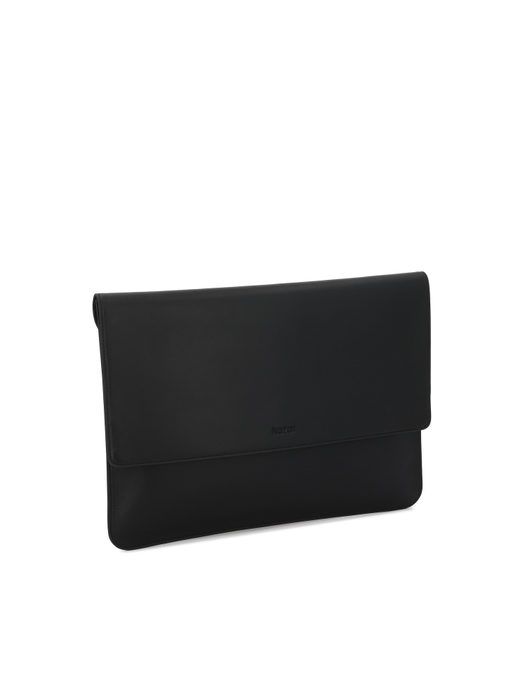 Leather laptop case bag