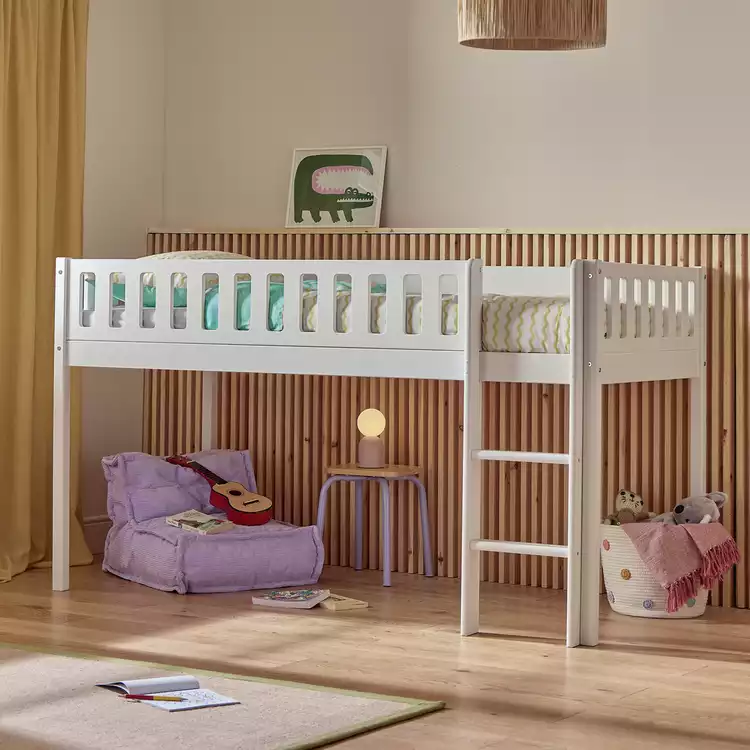Habitat Kids Ronnie Single Midsleeper Bed - White