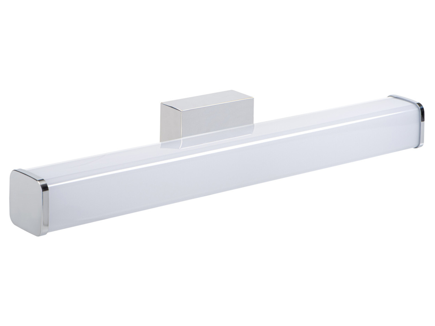 Kinkiet łazienkowy KB WallLED 60 cm biało-srebrny
