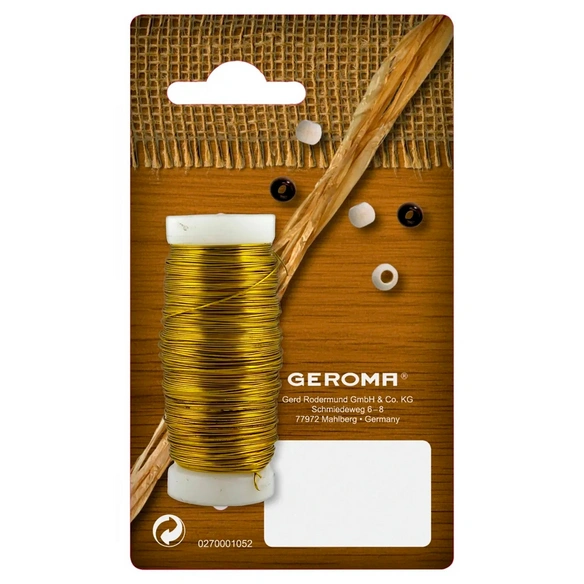 Basteldraht, 50 g, gold