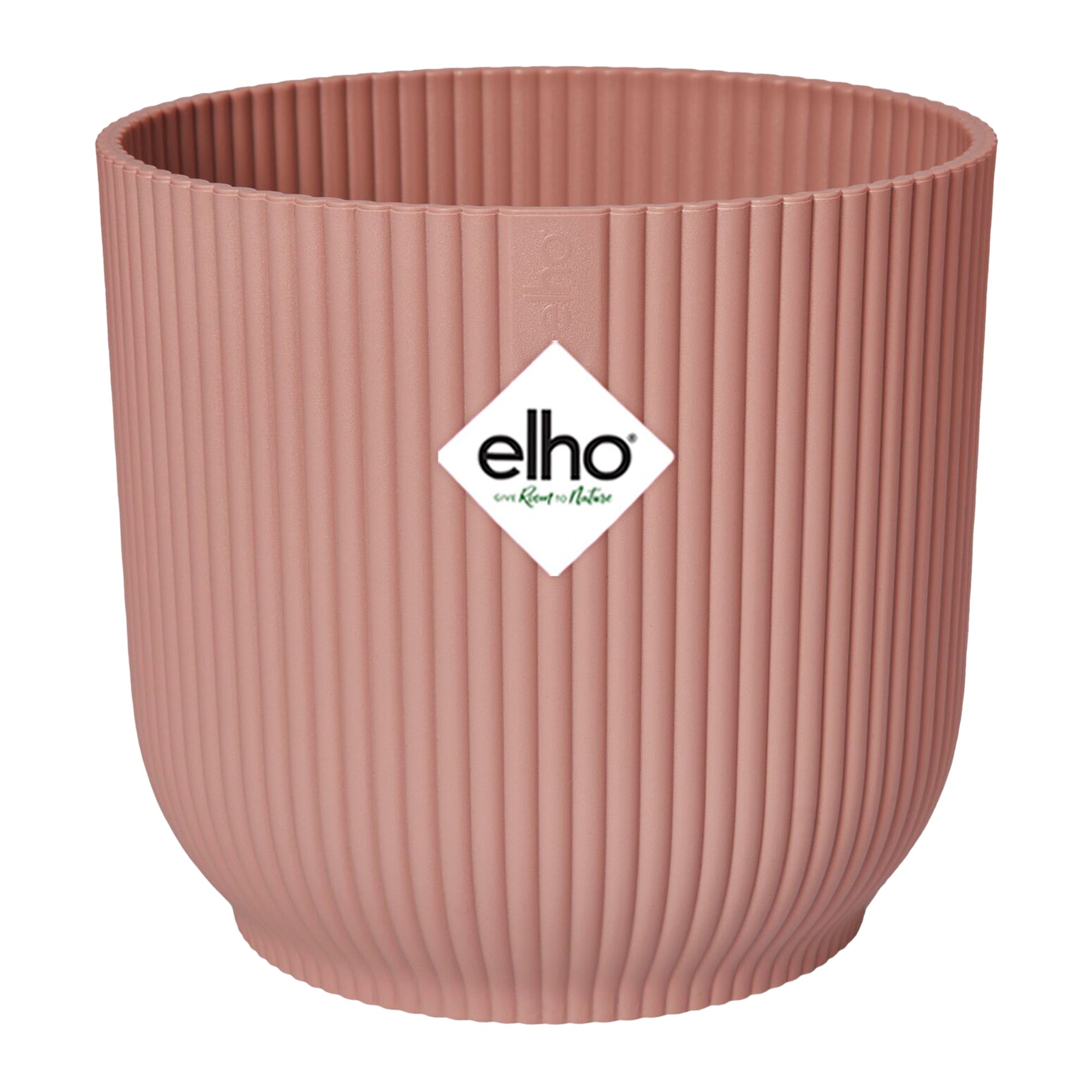 Elho Vibes Fold Rond - Roze - Ø 39 x H 36 cm - Binnen - 100% gerecycle