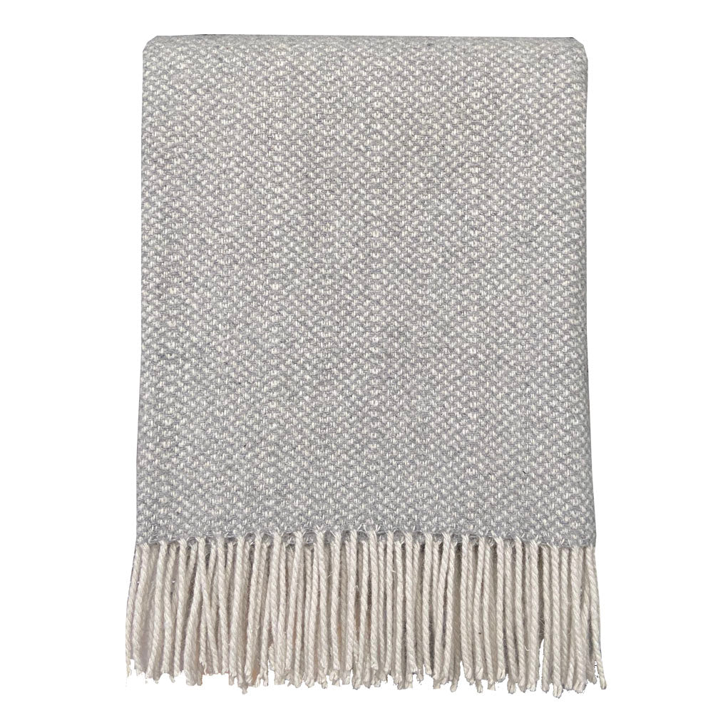 Malagoon Wollen Plaid - Natural Grey