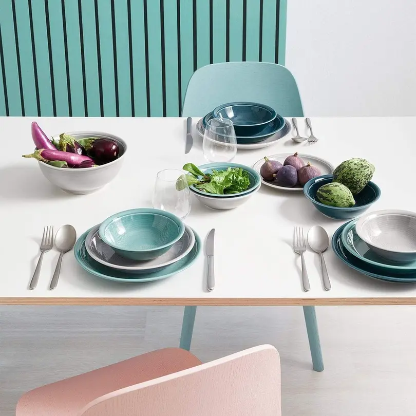 Flacher Teller 6er-Set Trend