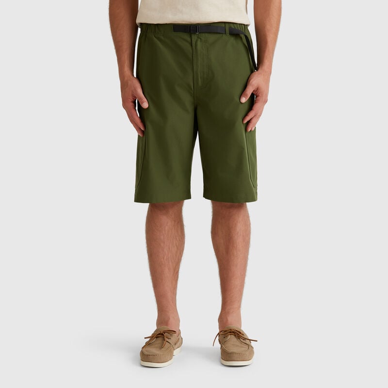 Cargo bermudas with strap