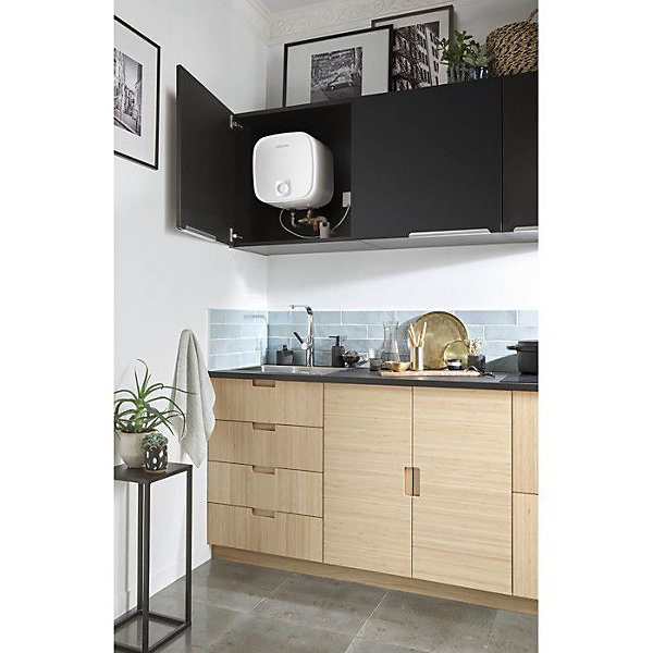 Chauffe-eau électrique d'appoint ODEO sur évier - Atlantic - 30L- Classe ECS C
