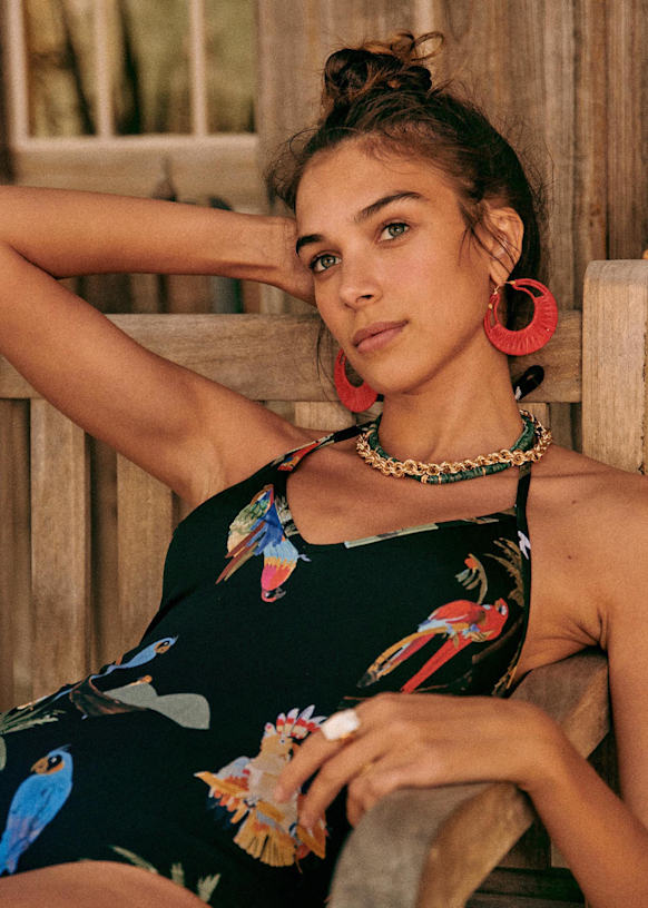 Marché aux Fleurs Swimsuit - Sézane x G.Kero