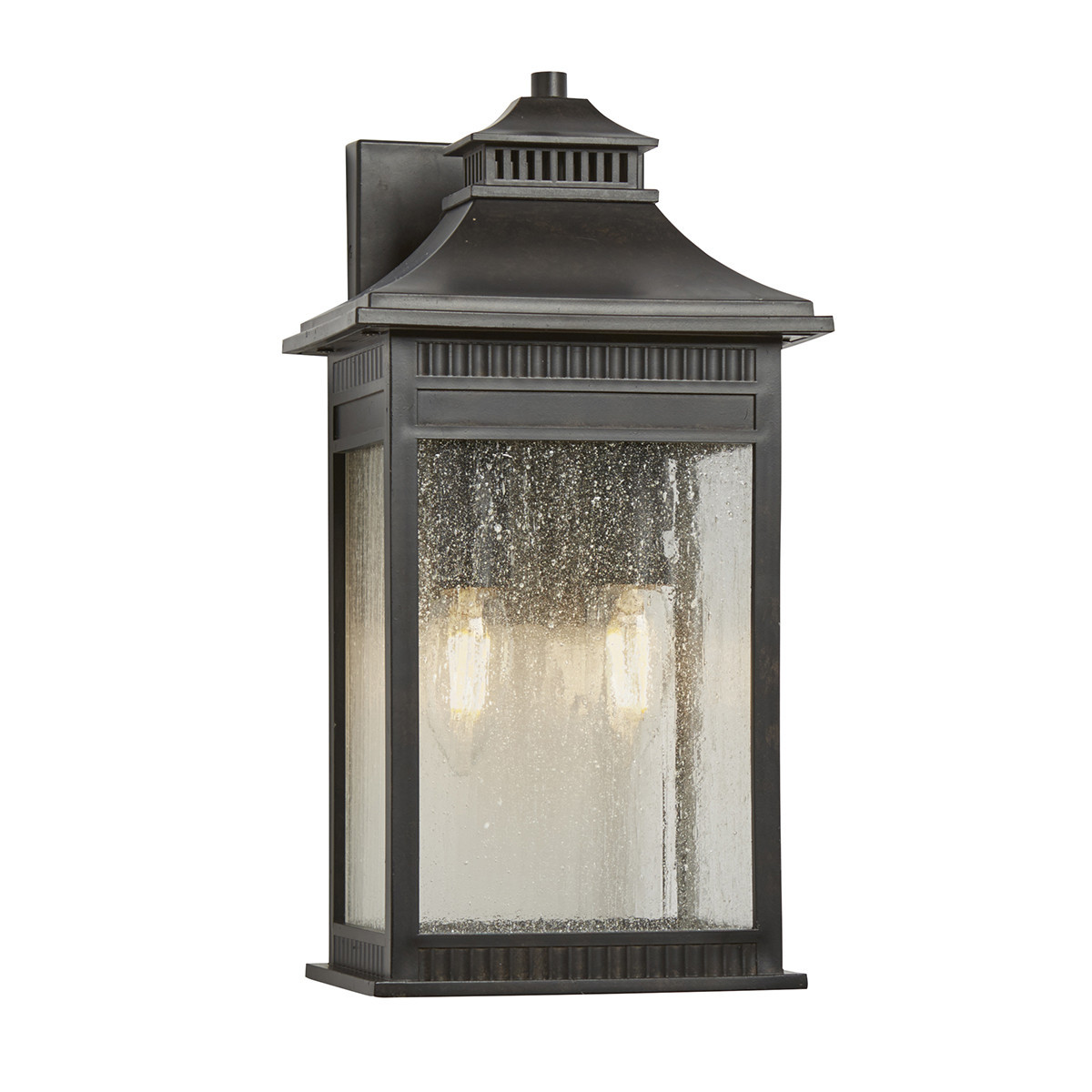 Kinkiet zewnętrznyimperialny brąz Livingston 2xE14x40W IP44 Quoizel