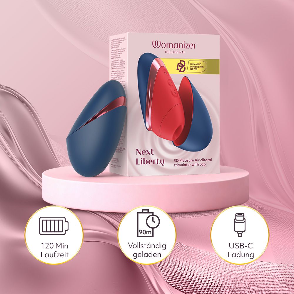 Next Liberty - Kompakter Klitoris-Stimulator mit 3D Pleasure Air Technology