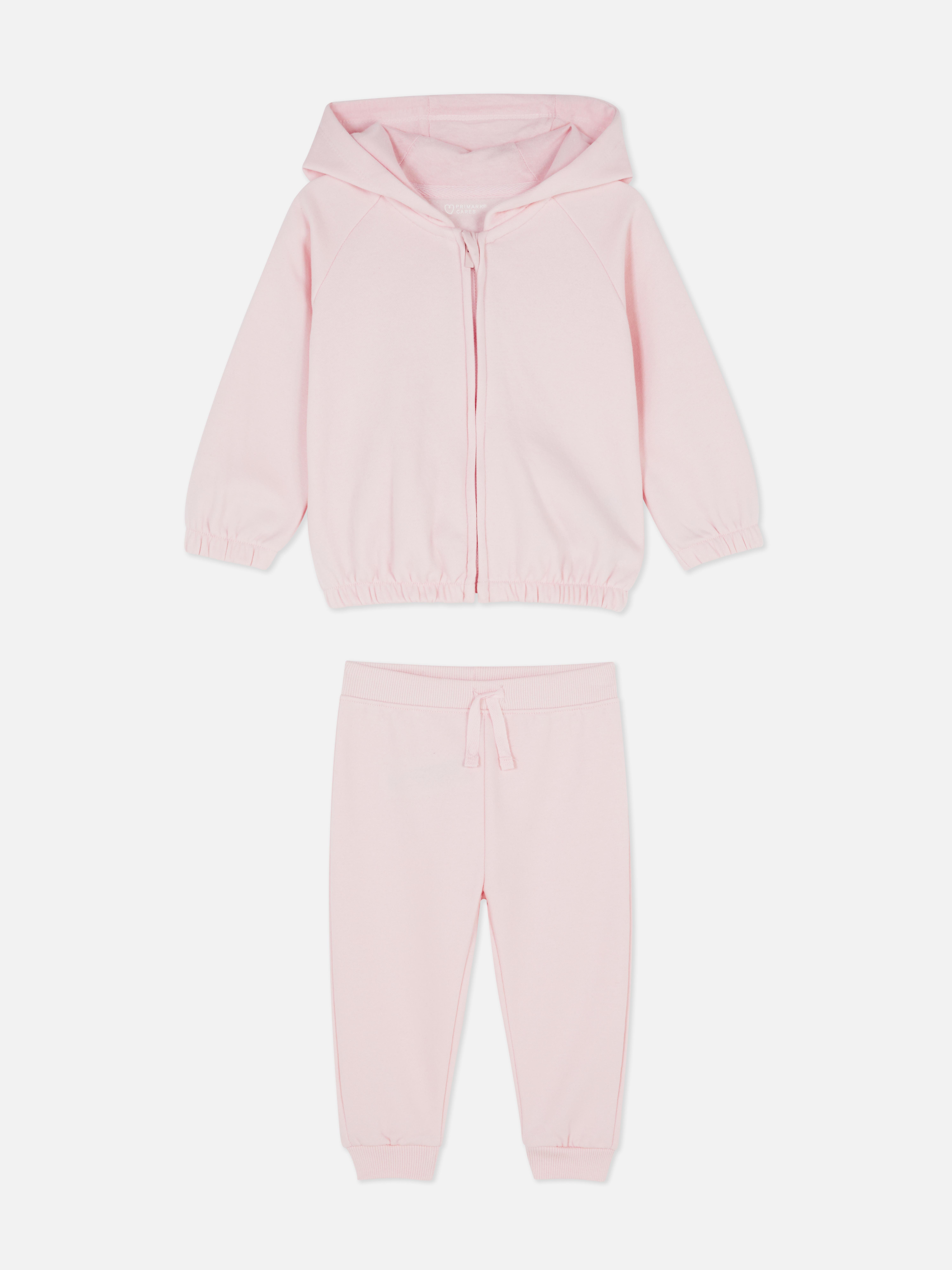 Zip-Up Hoodie and Sweatpants Set