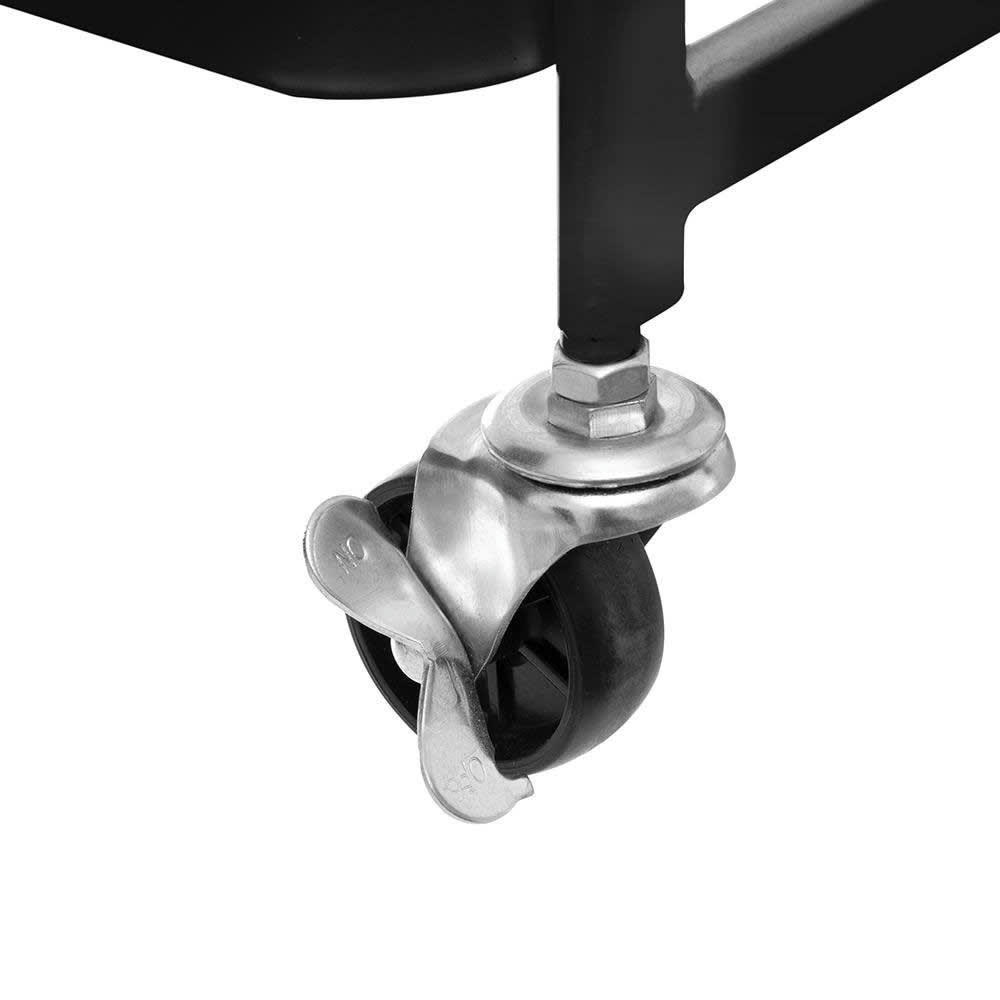 - Desserte métal noir H76cm