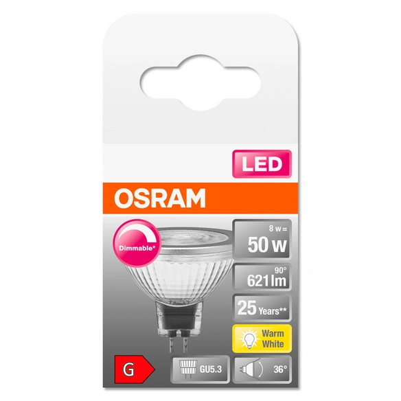 LED-Lampe »LED SUPERSTAR MR16 12 V«, 8 W, 12 V