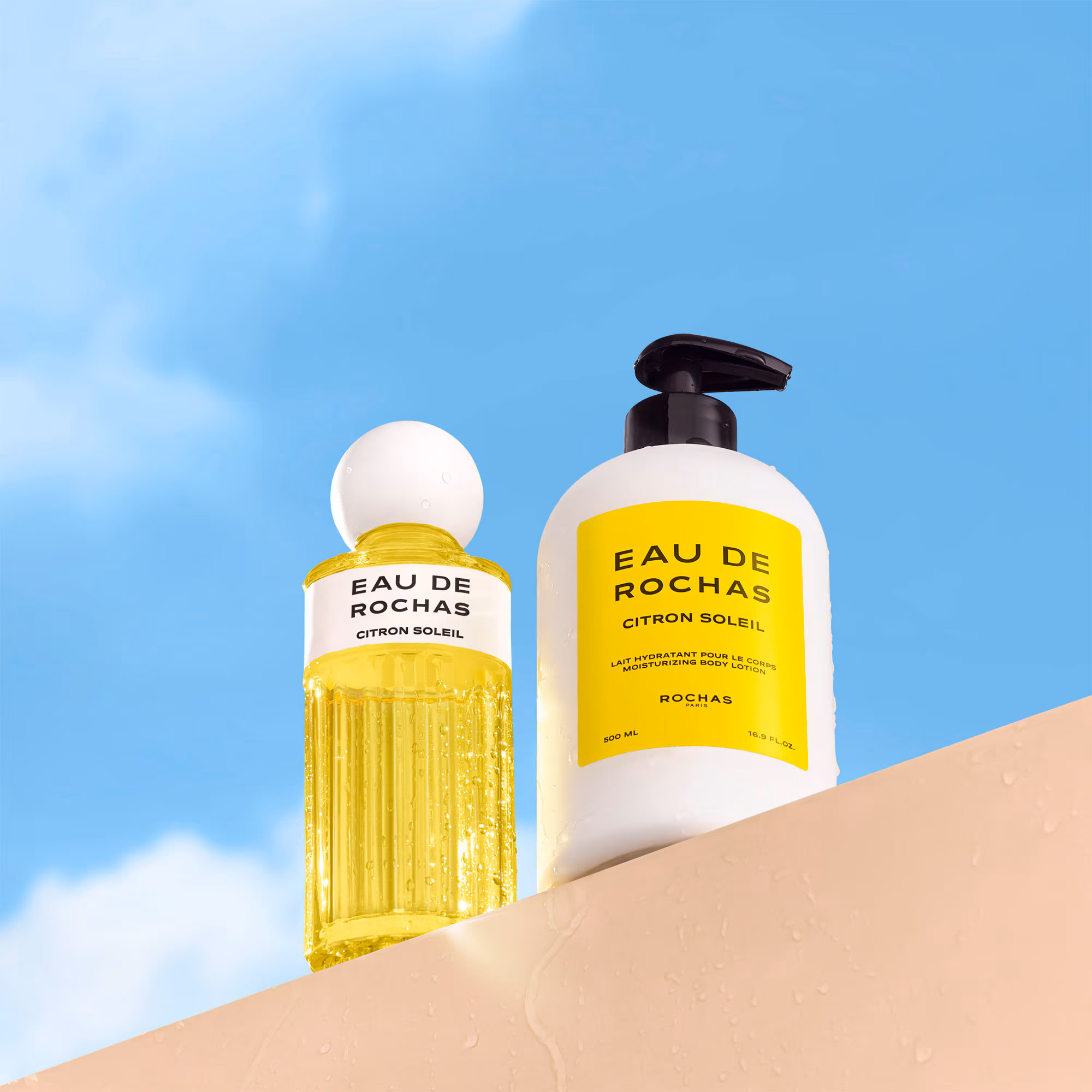 EAU DE ROCHASLait parfumé pour le corps - citron soleil